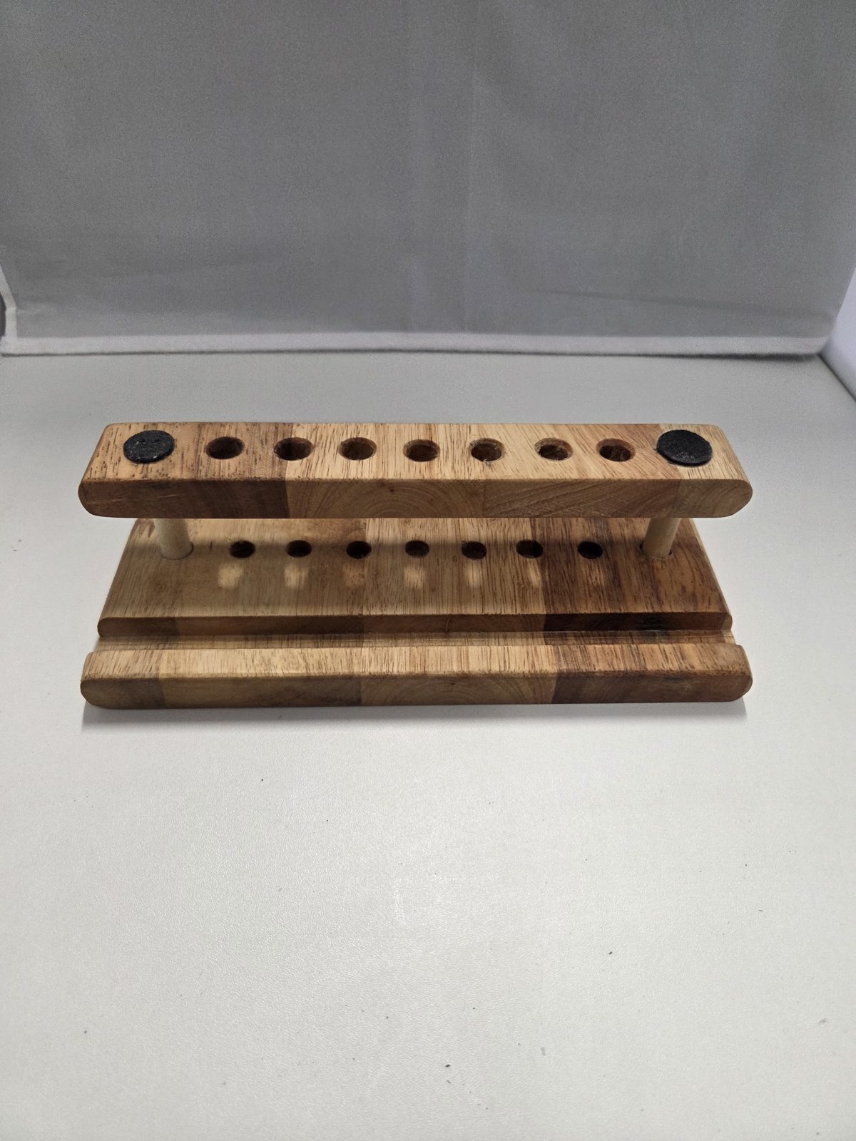 Hardwood pen rack